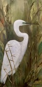 Great White Egret 15 x 30"